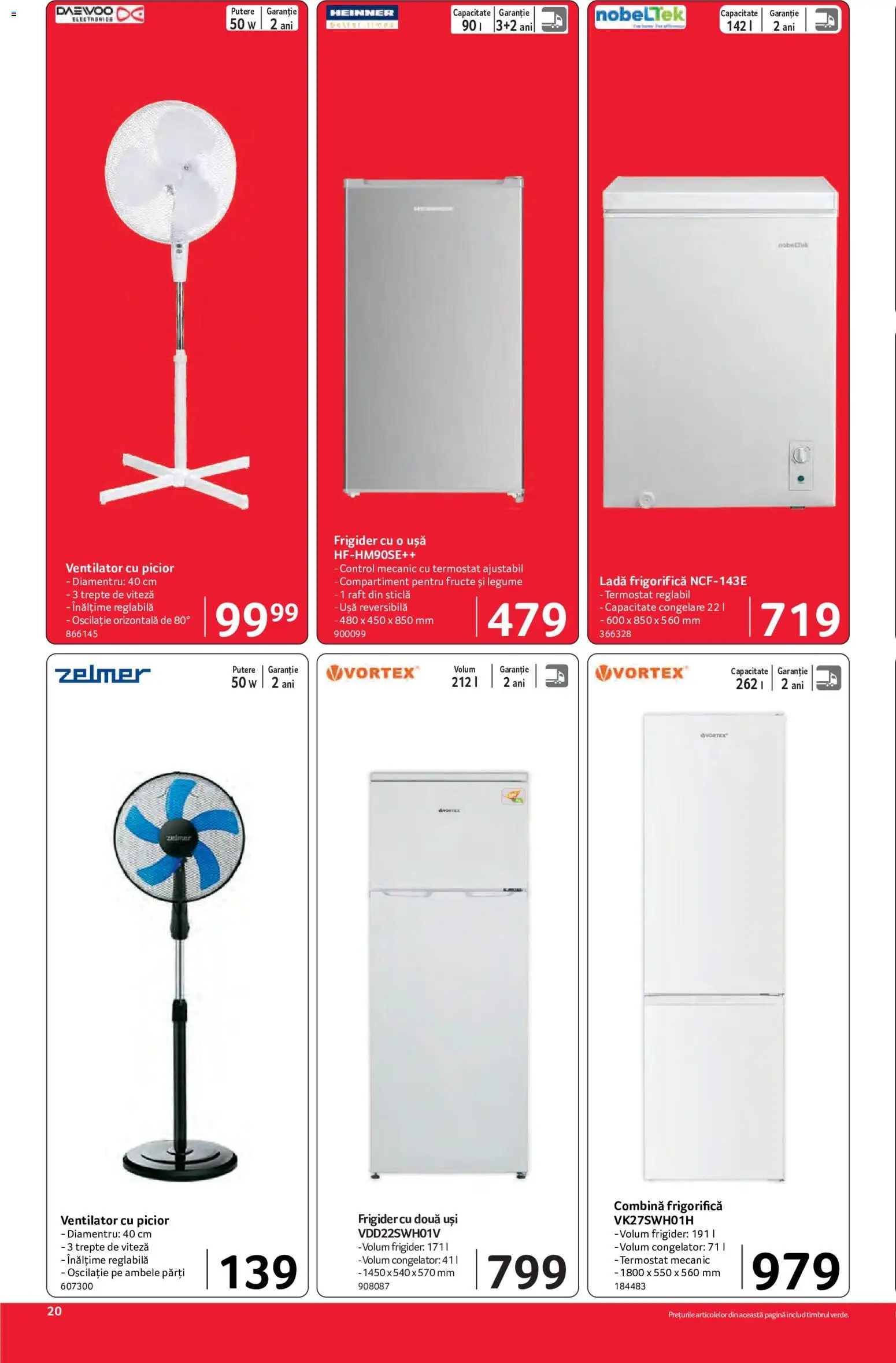 Noul catalog Selgros – valabil de la 12.06.2026 | Pagină: 20 | Produse: Congelator, Raft, Fructe, Ladă frigorifică