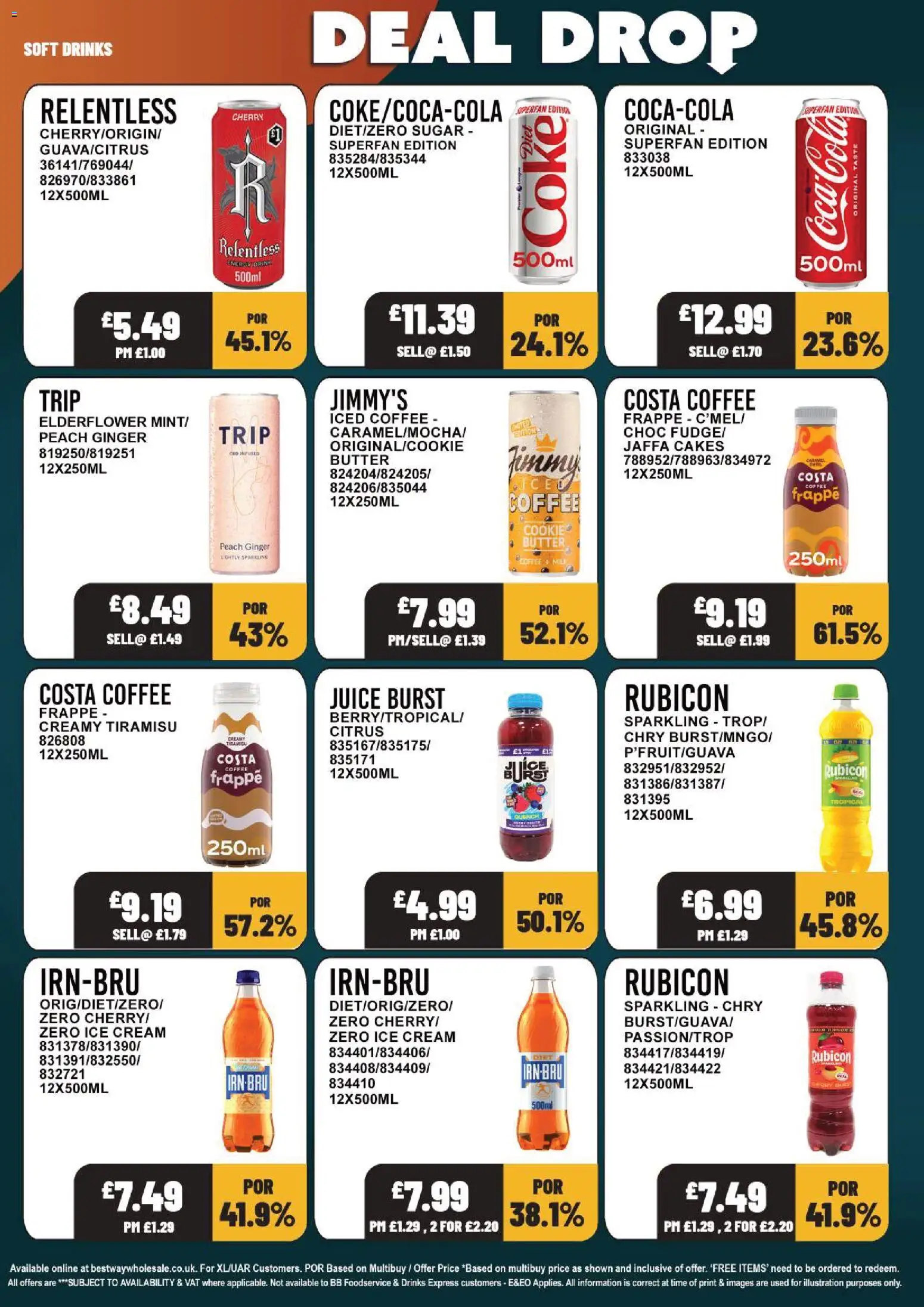 {H1} | Page: 8 | Products: Drinks, Juice, Sugar, Energy drink