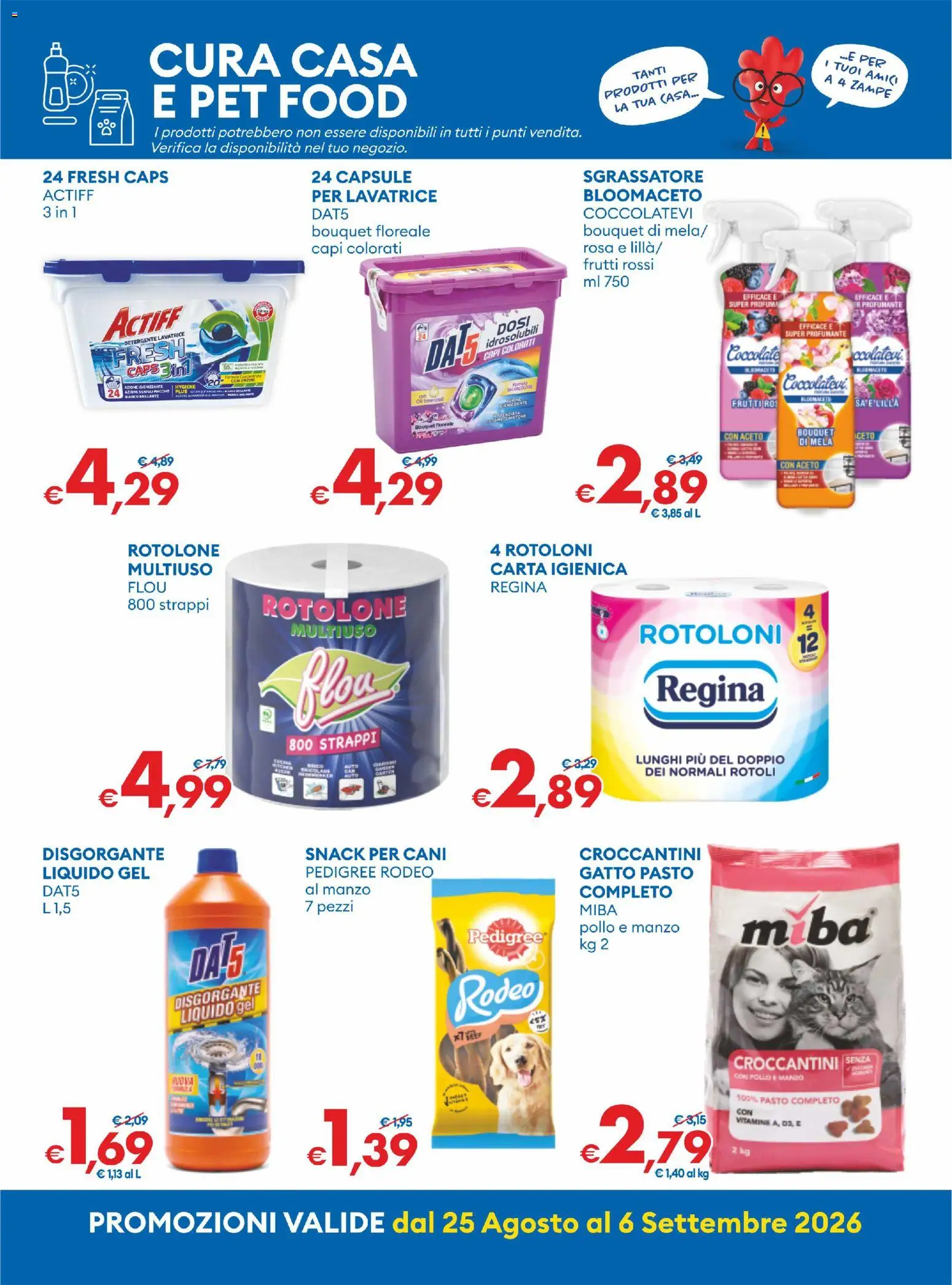Volantino MD Discount del 25/08/2026 | Pagina: 18 | Prodotti: Carta igienica, Pollo, Sgrassatore, Lavatrice