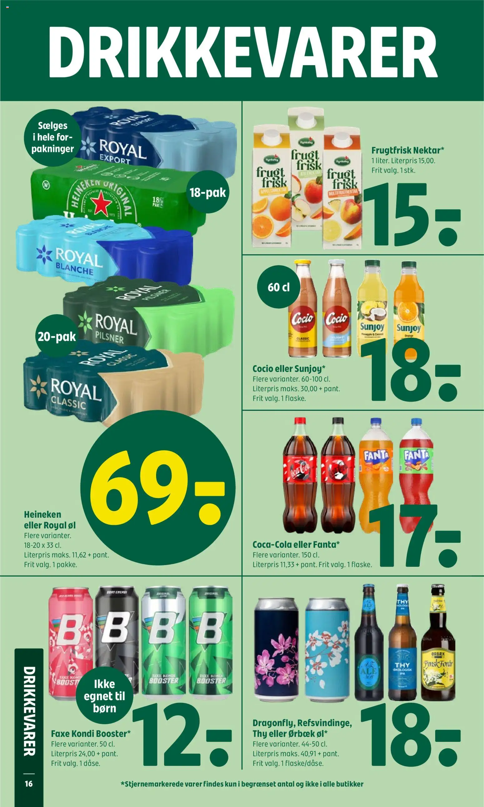 Coop 365 tilbudsavis – gyldig fra 21.05.2026 | Side: 19 | Produkter: Juice, Øl, Fanta, Faxe Kondi