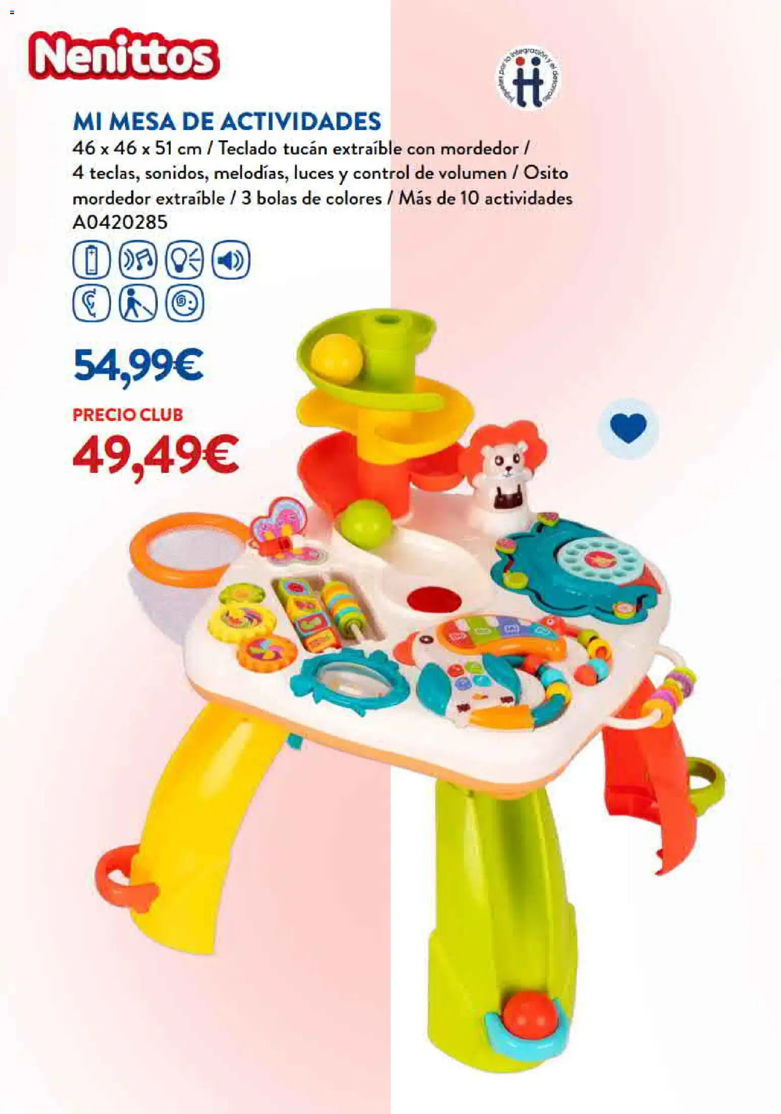 Juguettos catálogo │ válido desde el 30/06/2026 | Página: 66 | Productos: Teclado, Mesa