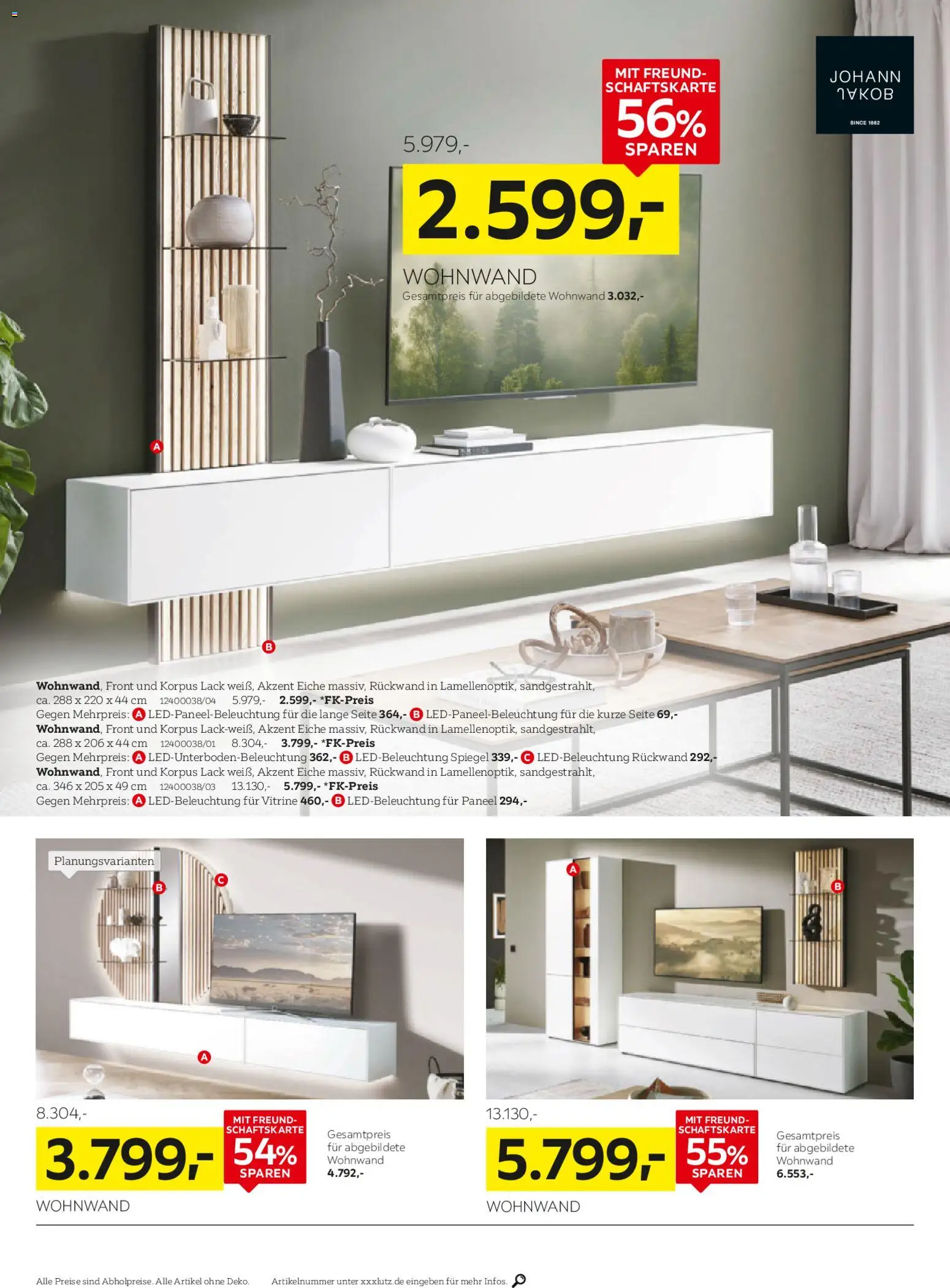 XXXLutz Deutschlands größter SSV – gültig ab 20.06.2026 | Seite: 12 | Produkte: Wohnwand, Vitrine, Spiegel