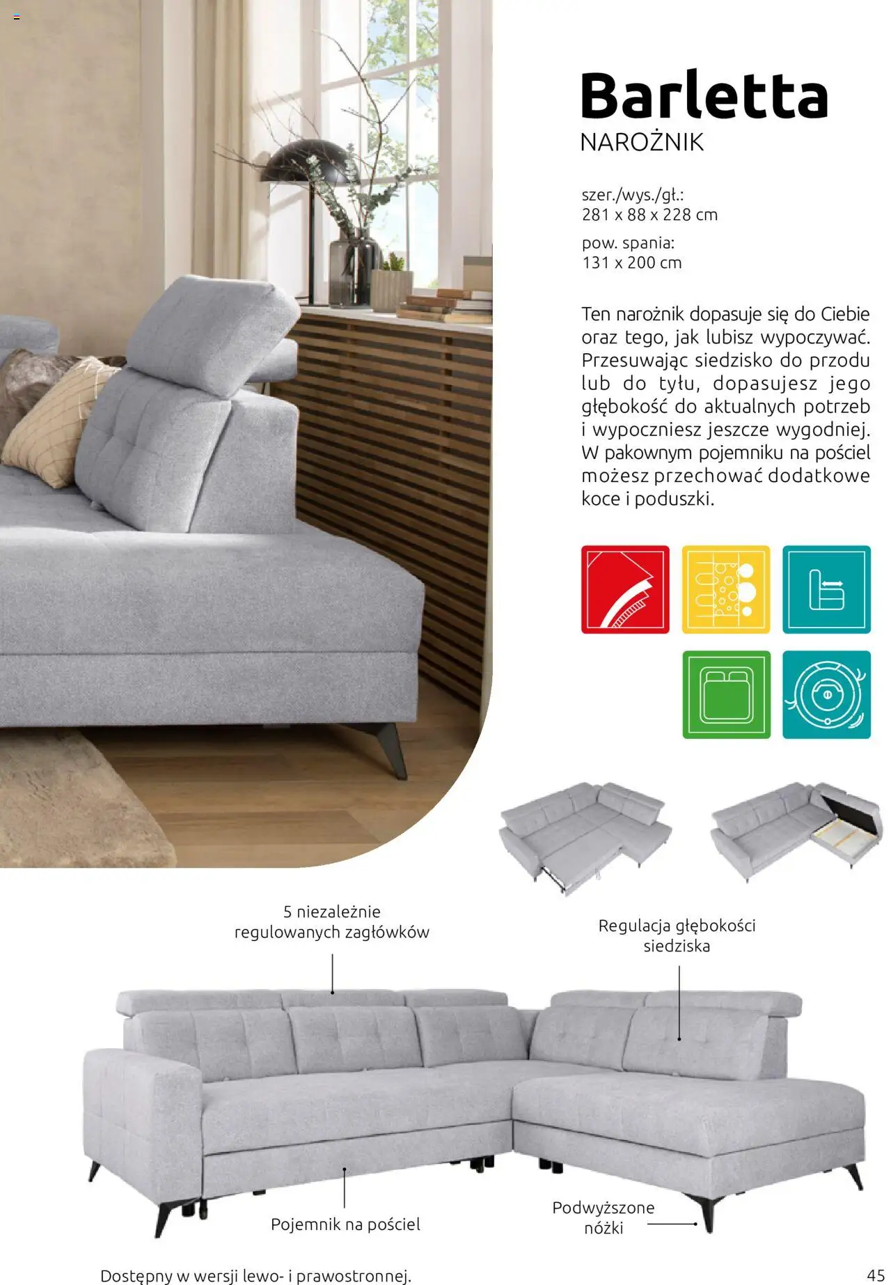Black Red White Gazetka - Katalog mebli wypoczynkowych Batani od 31.05.2024 | Strona: 45 | Produkty: Pościel, Koce