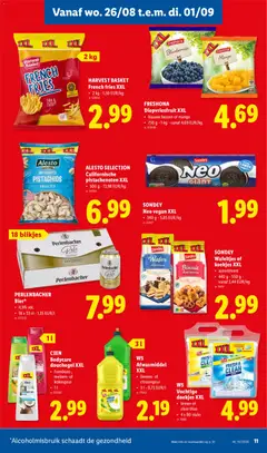 SONDEY Wafeltjes of koekjes XXL, assortiment - Voorbeeld van een folder van Lidl, geldig van 24/08/2026 | Pagina: 11