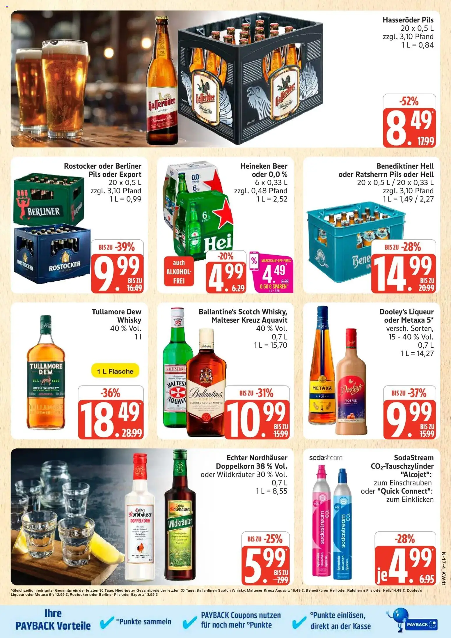 Marktkauf Prospekt Neuenkirchen (ab 05.10.2026) » Angebote online | Seite: 17 | Produkte: Whisky, Metaxa, Heineken, Sodastream