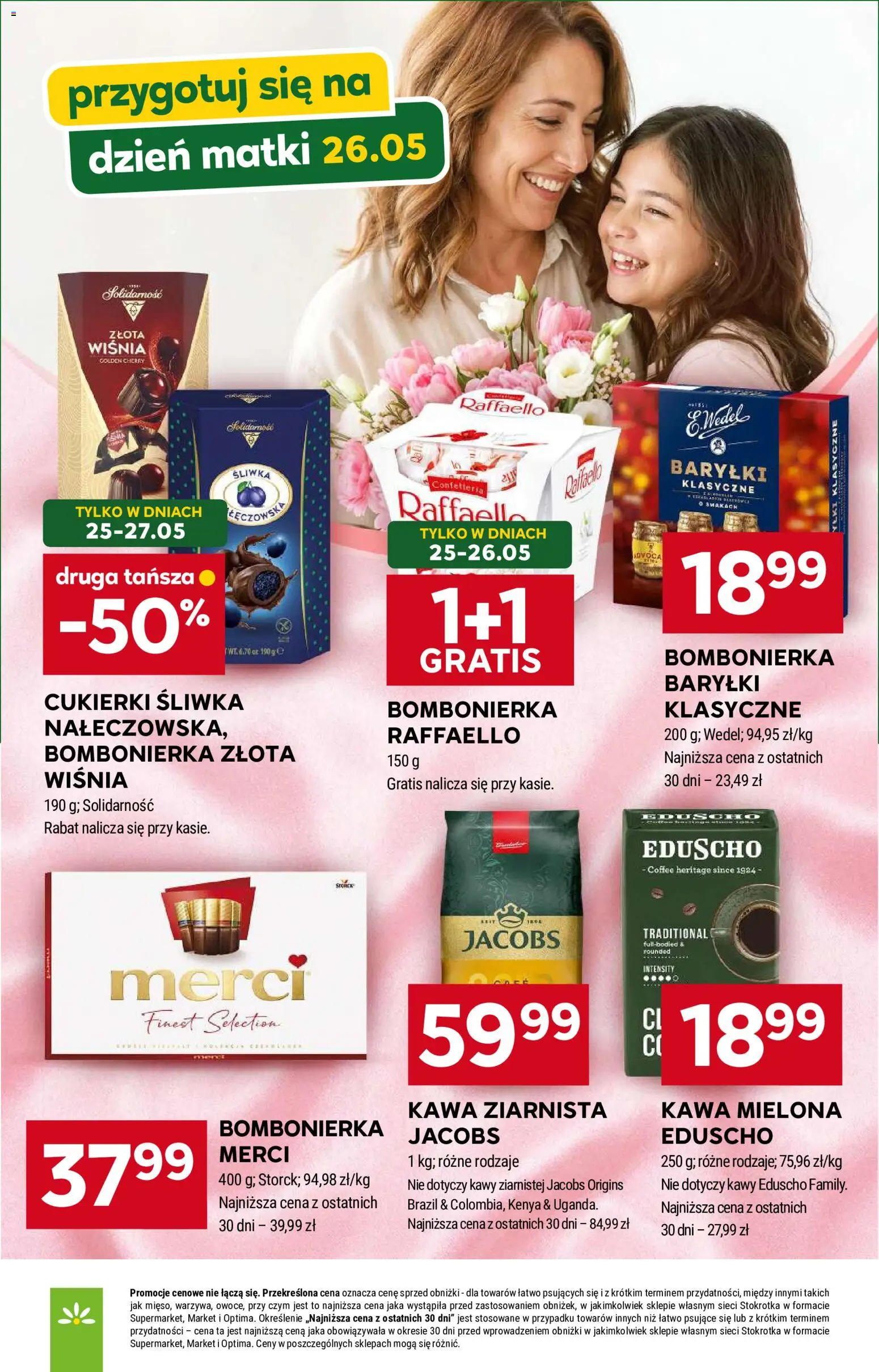 Stokrotka gazetka od 21.05.2026 | Strona: 12 | Produkty: Bombonierka, Merci, Kawa, Cukierki
