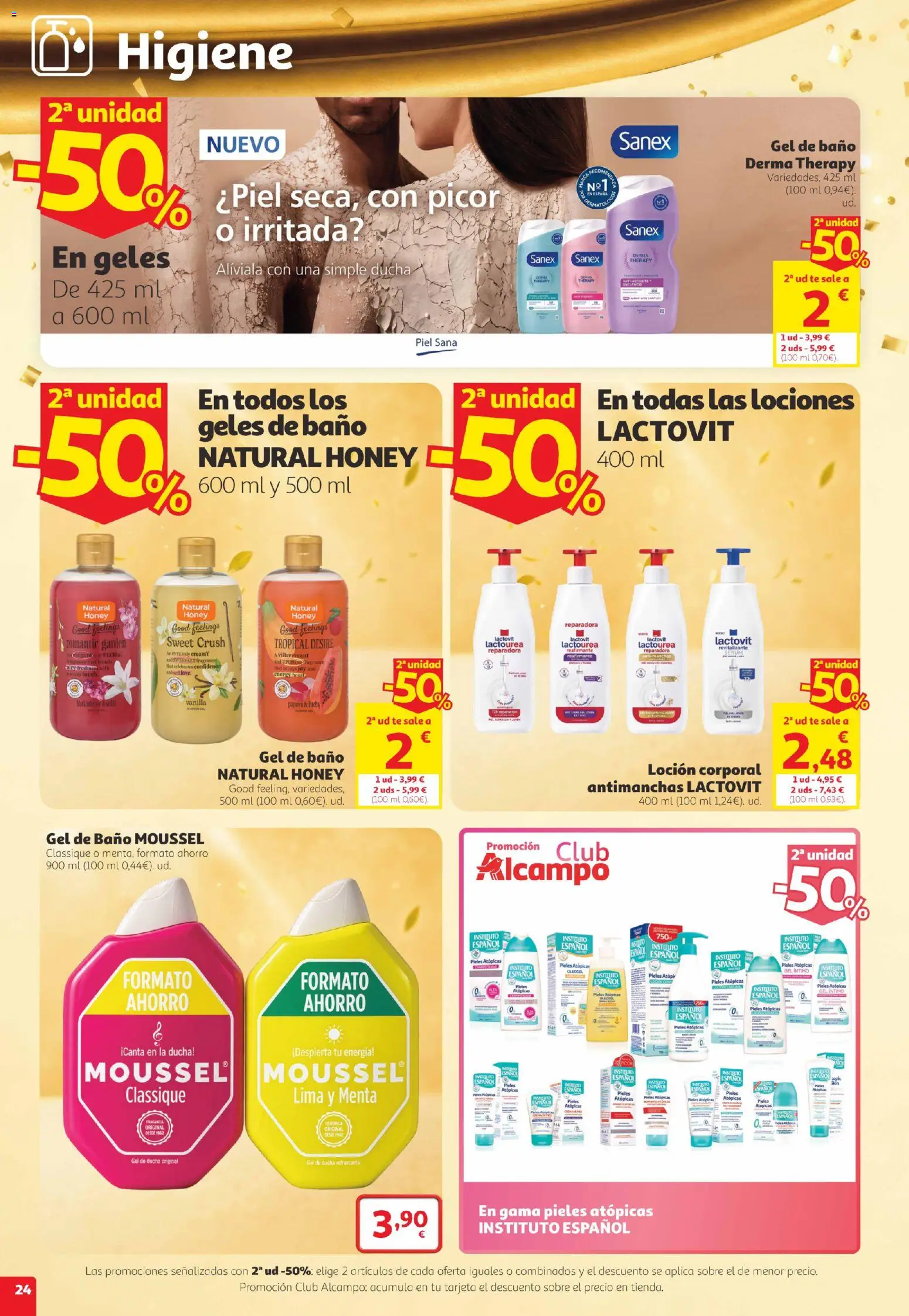 Alcampo folleto Telde │ válido desde el 22/10/2026 | Página: 24 | Productos: Lima, Gel de baño, Baño, Ducha