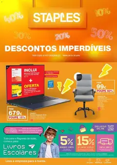 Pré-visualização Staples Descontos imperdiveis de julho válido de 09/07/2026