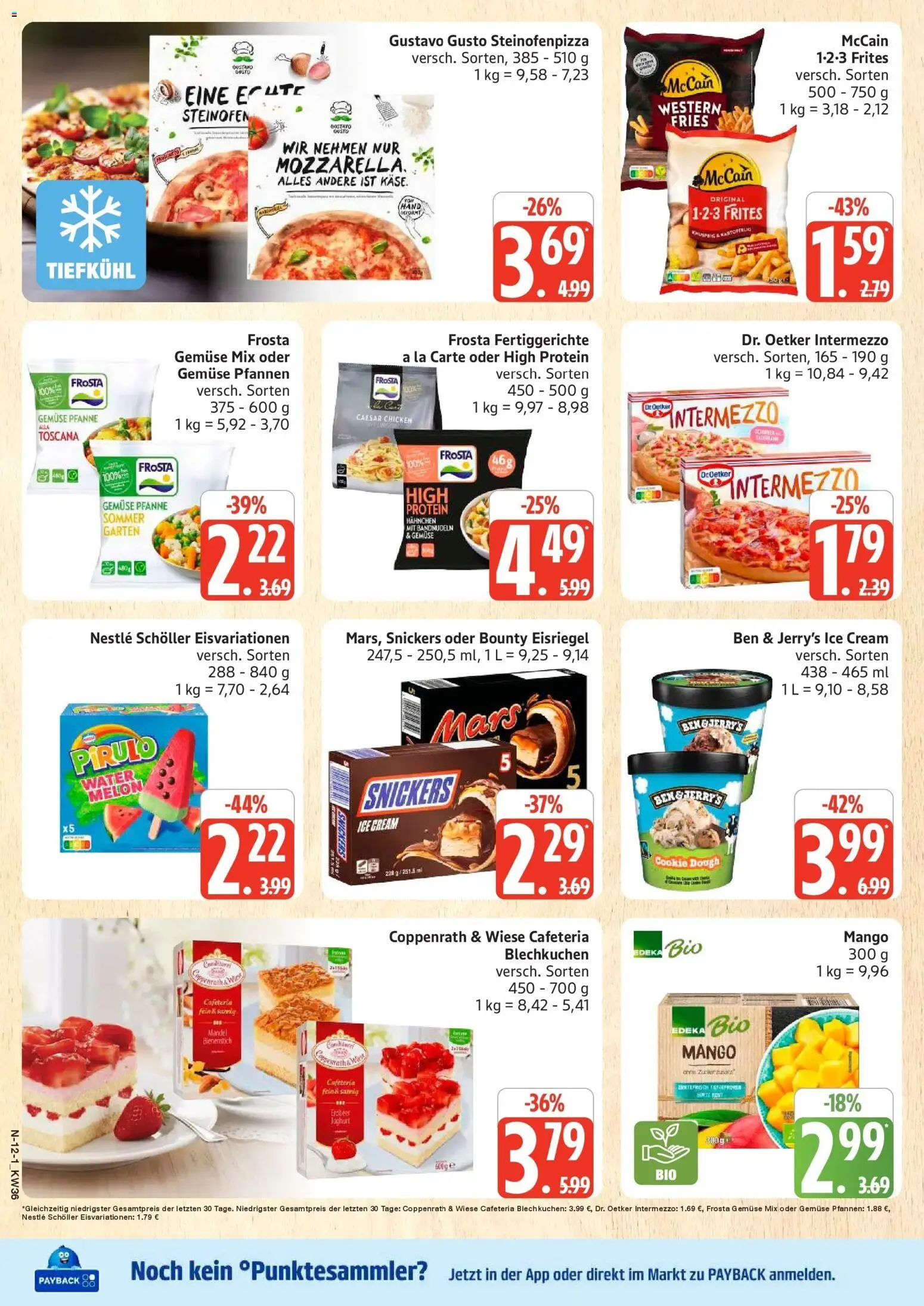 Marktkauf Prospekt Buxtehude (ab 31.08.2026) » Angebote online | Seite: 12 | Produkte: Käse, Joghurt, Snickers, Ben & Jerry's