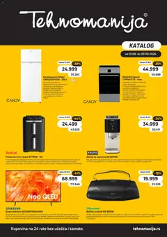 Tehnomanija katalog - pregled Tehnomanija kataloga - važi od 10.09.2026