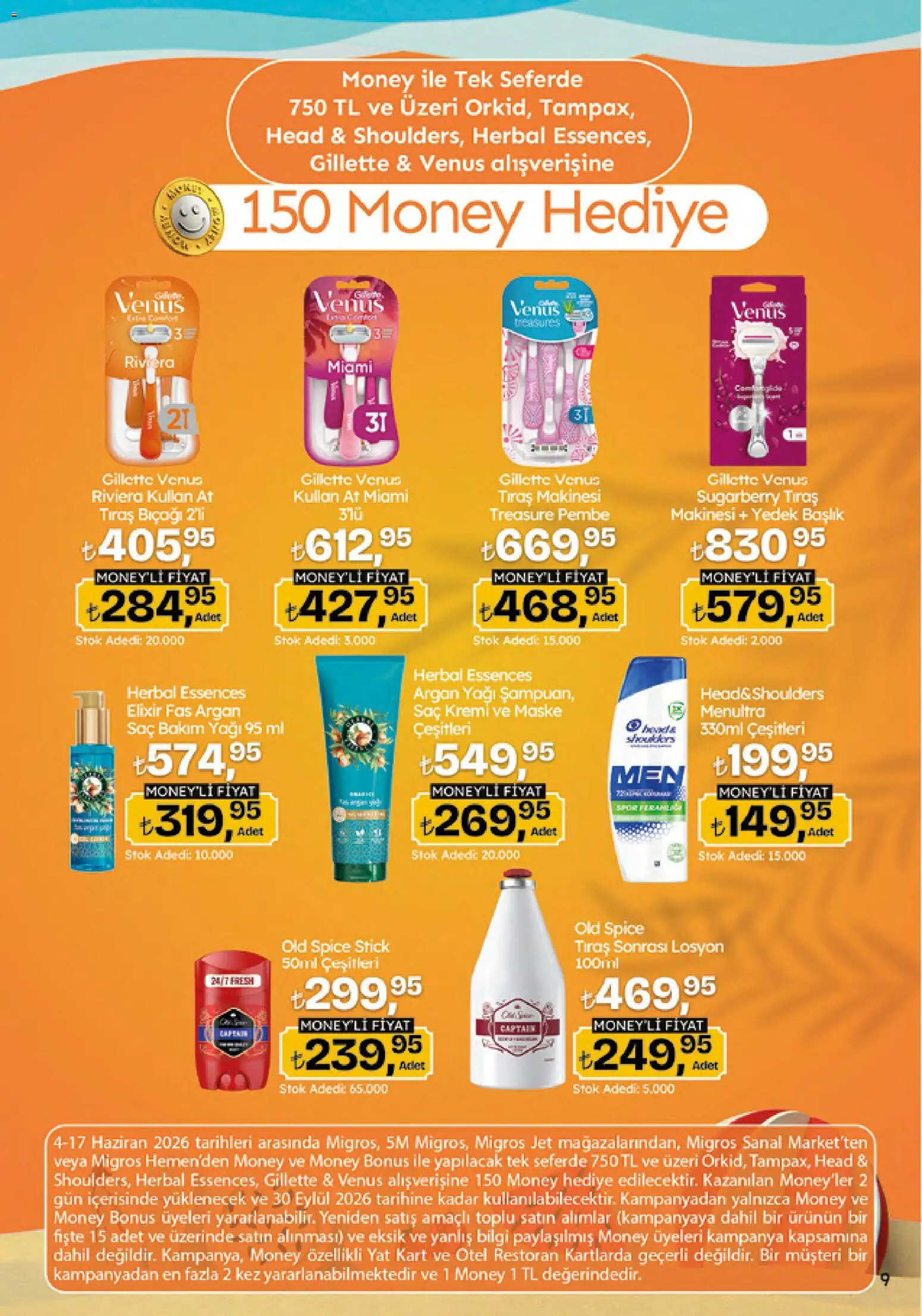 Migros Katalog - Migroskop - 04.06.2026 tarihinden itibaren geçerlidir | Sayfa: 9 | Ürünler: Saç Kremi, Maske, Tıraş makinesi