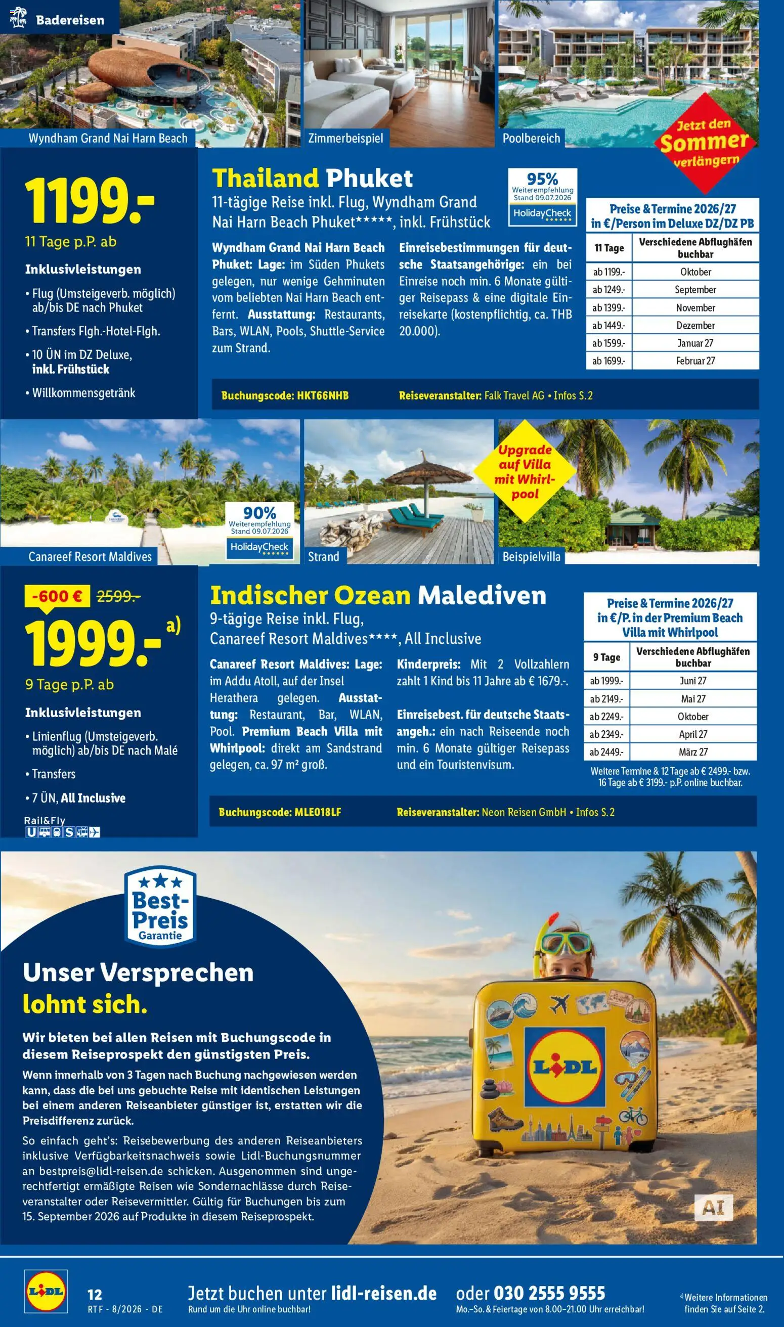 Lidl Reisen Prospekt – gültig ab 12.08.2026 | Seite: 12