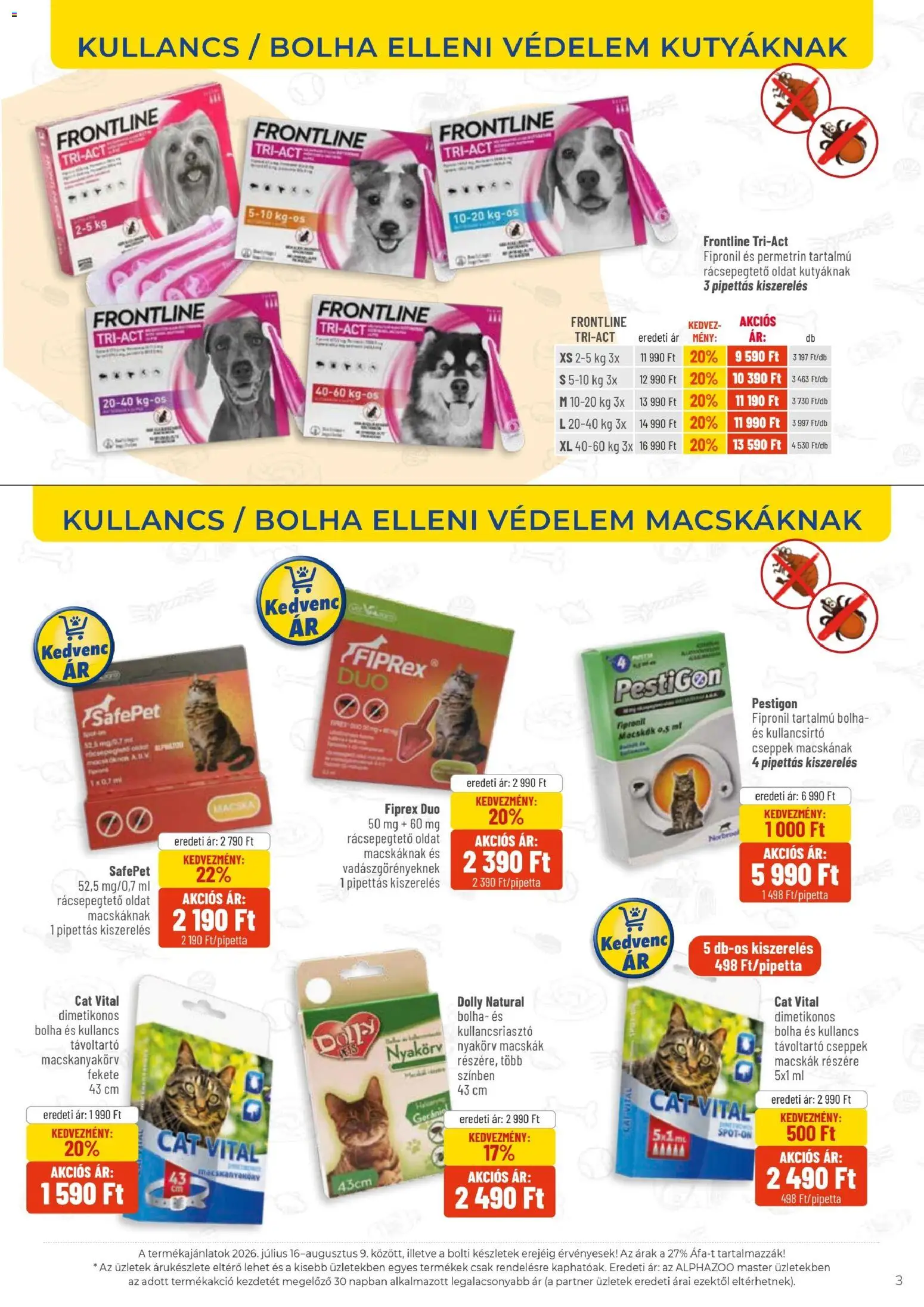 AlphaZoo akciós ujság - amely érvényes a következő dátumtól: 2026.07.16. | Oldal: 3