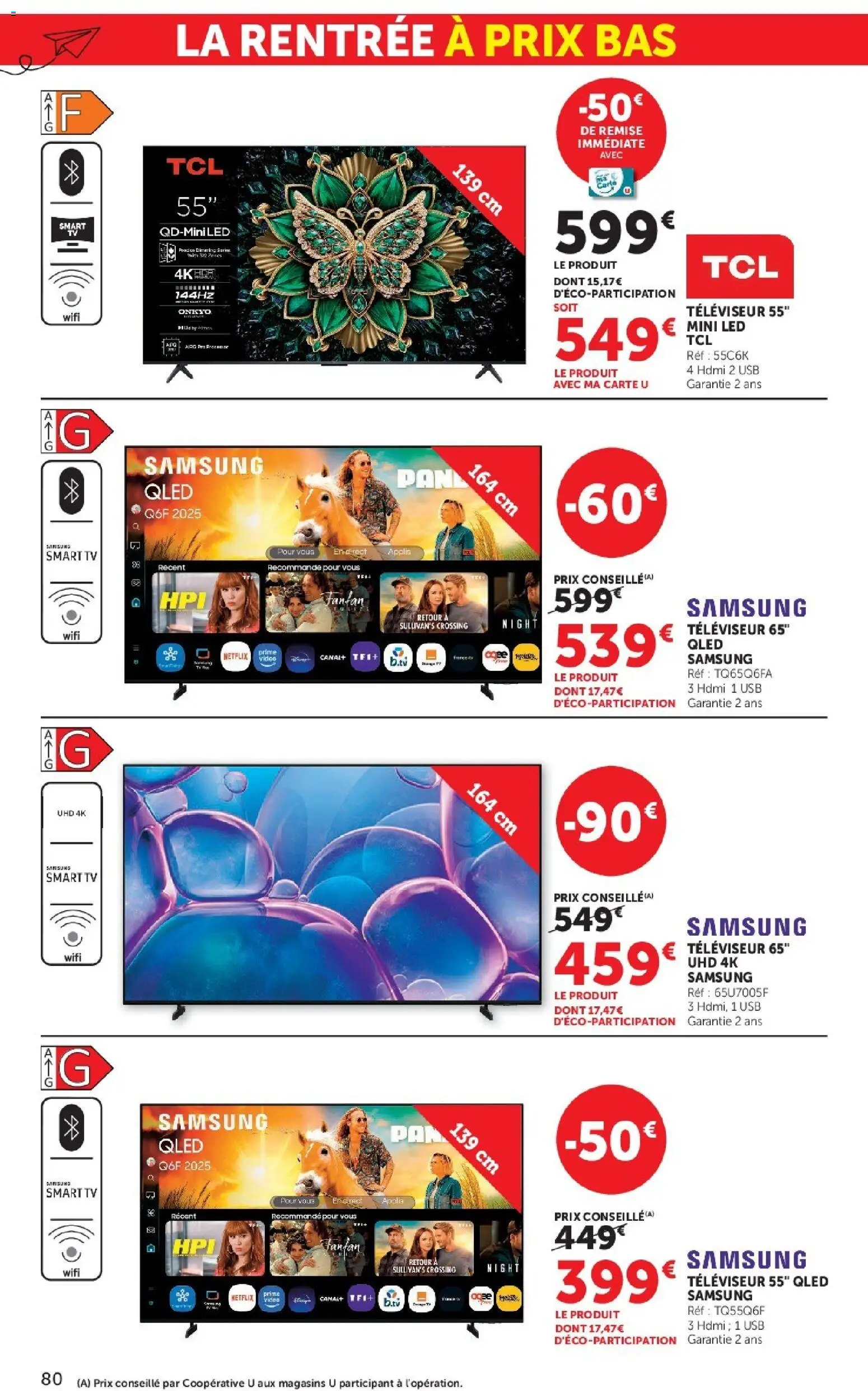 {H1} | Page: 80 | Produits: Vidéo, USB, Televiseur, Smart TV