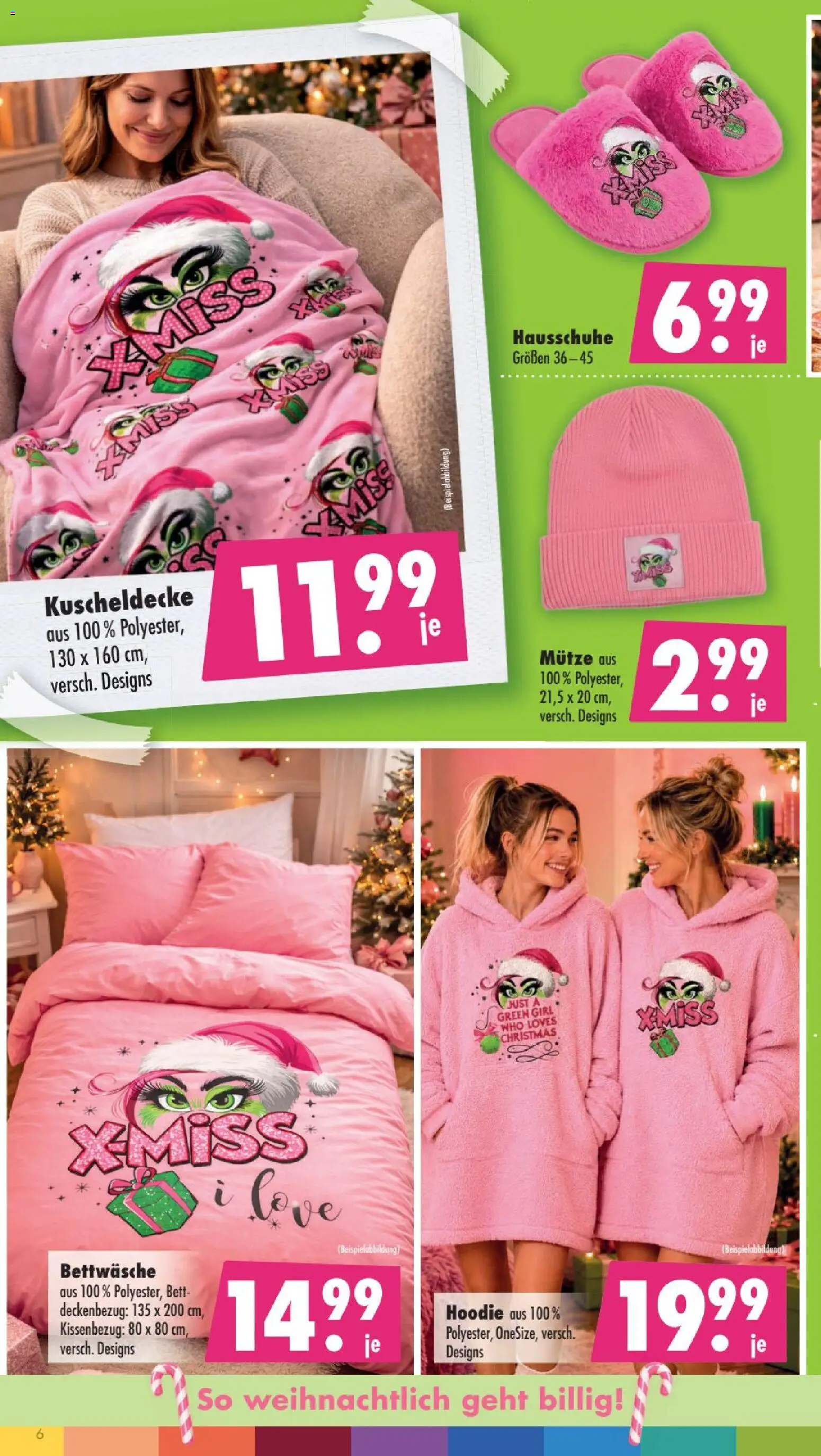 Mäc Geiz Prospekt – gültig ab 28.09.2026 | Seite: 6 | Produkte: Bett, Hoodie, Bettwäsche, Hausschuhe