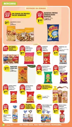Pré-visualização PÃO DE FORMA BIMBO, Especial torradas 700g válido de 19.05.2026 | Página: 32 | Produtos: Forno, Pipocas, Sal, Doces