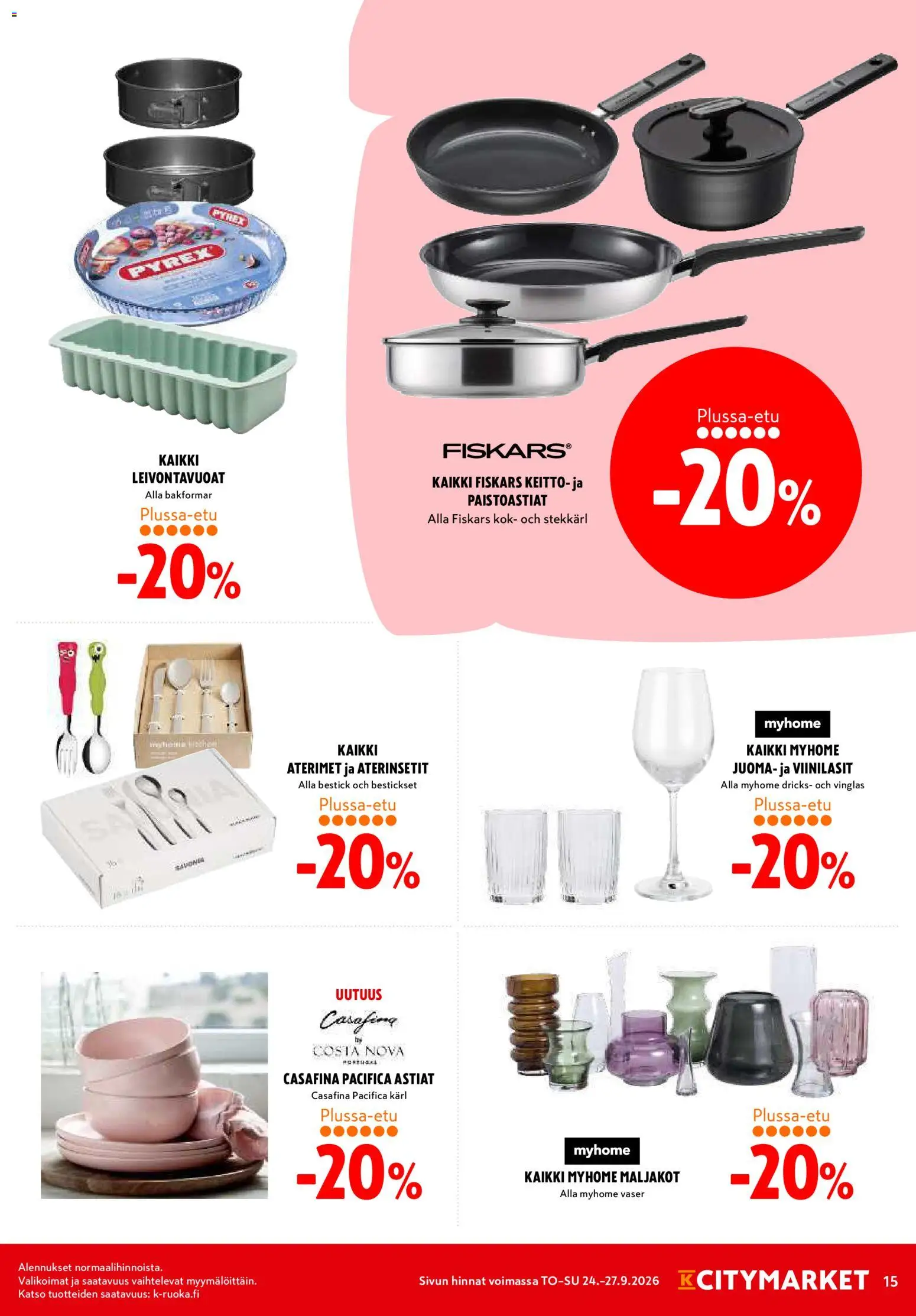K-Citymarket tarjoukset – voimassa 24/09/2026 alkaen | Sivu: 15