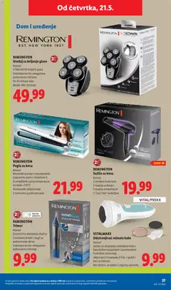 Lidl Katalog - Pregled kataloga iz trgovine Lidl, vrijedi od 18.05.2026 | Stranica: 37 | Proizvodi: Sušilo za kosu, Pegla za kosu, Baterije, Trimer