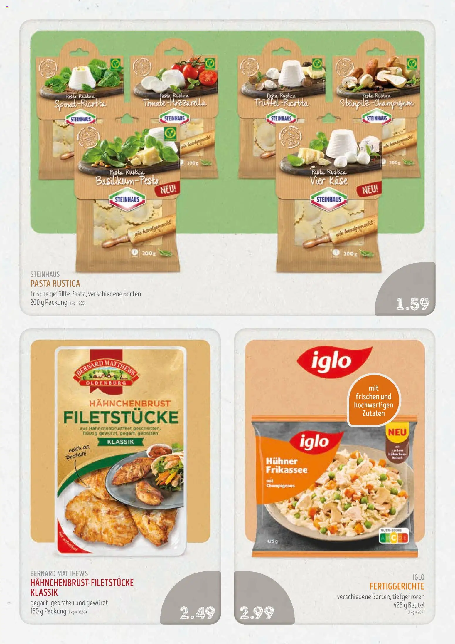 Edeka Struve Prospekt – gültig ab 31.08.2026 | Seite: 15 | Produkte: Käse, Iglo, Champignons, Pasta