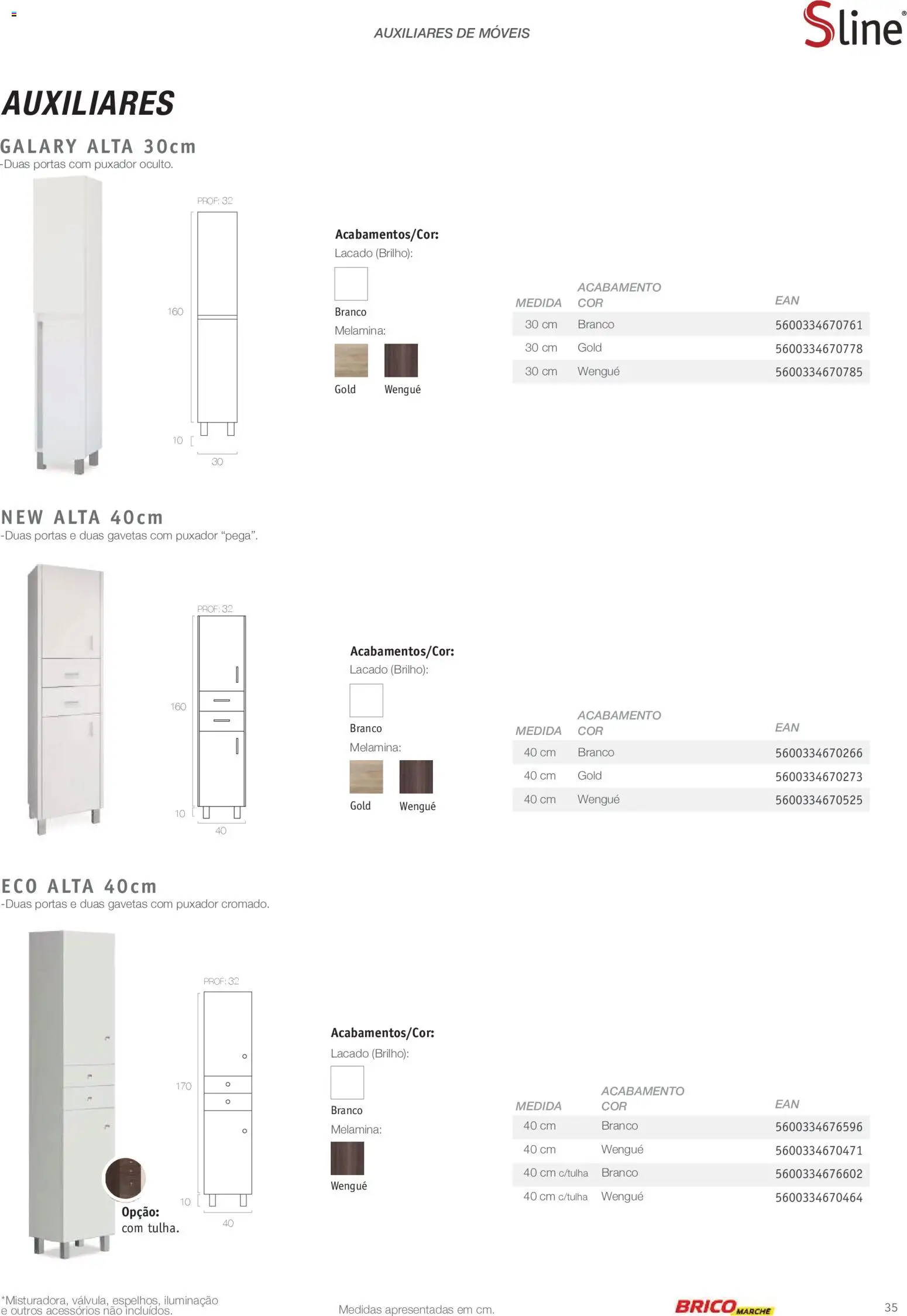 BricoMarché Catálogo de Inspiração Banho │ válido de 15.06.2026 | Página: 35 | Produtos: Portas