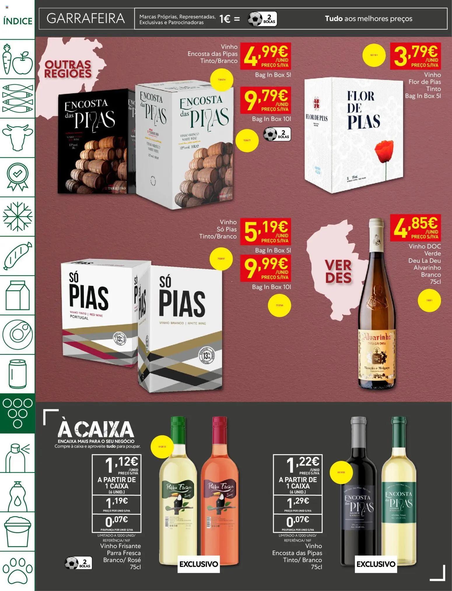 Recheio folheto │ válido de 05.05.2026 | Página: 36 | Produtos: Caixa, Vinho, Vinho tinto