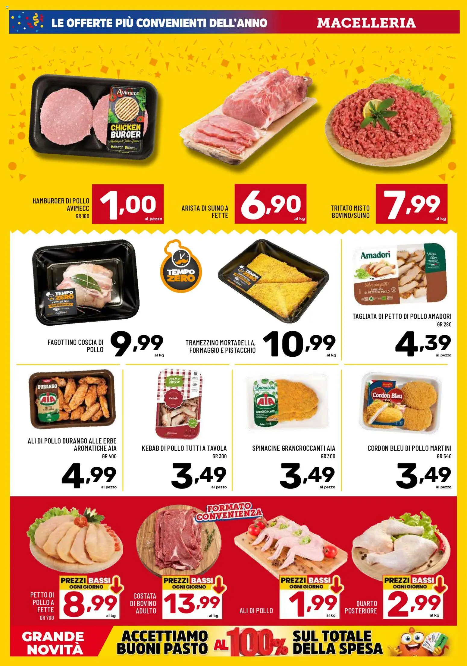 Volantino Il Centesimo del 07/07/2026 | Pagina: 4 | Prodotti: Bovino, Suino, Formaggio, Tramezzino