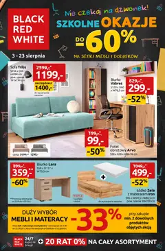 Pogląd oferty "Black Red White promocje" - ważna od 03.08.2026