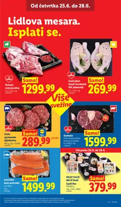 Sveži filet losos pastrmke, Sveži filet losos pastrmke - pregled Lidl kataloga - važi od 25.06.2026 | Strana: 19