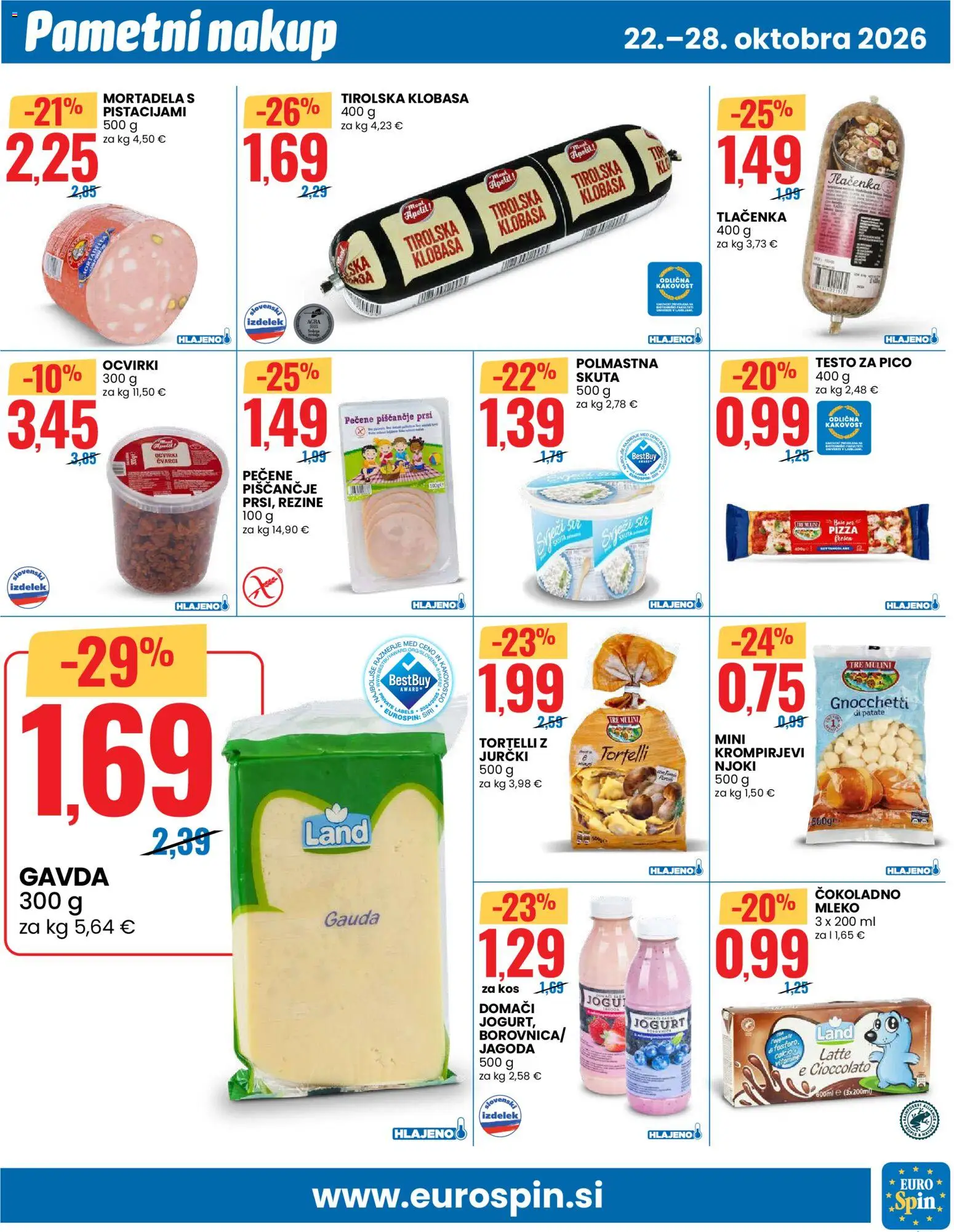 Novi Eurospin katalog ponudbe – veljaven od 22.10.2026 | Stran: 5