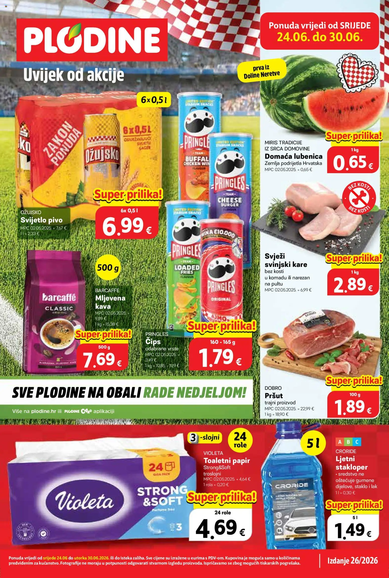 Plodine katalog | vrijedi od 24.06.2026 | Stranica: 1