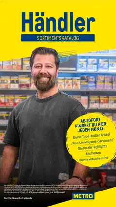 Metro Händler Sortimentskatalog ab 04.10.2026 gültig