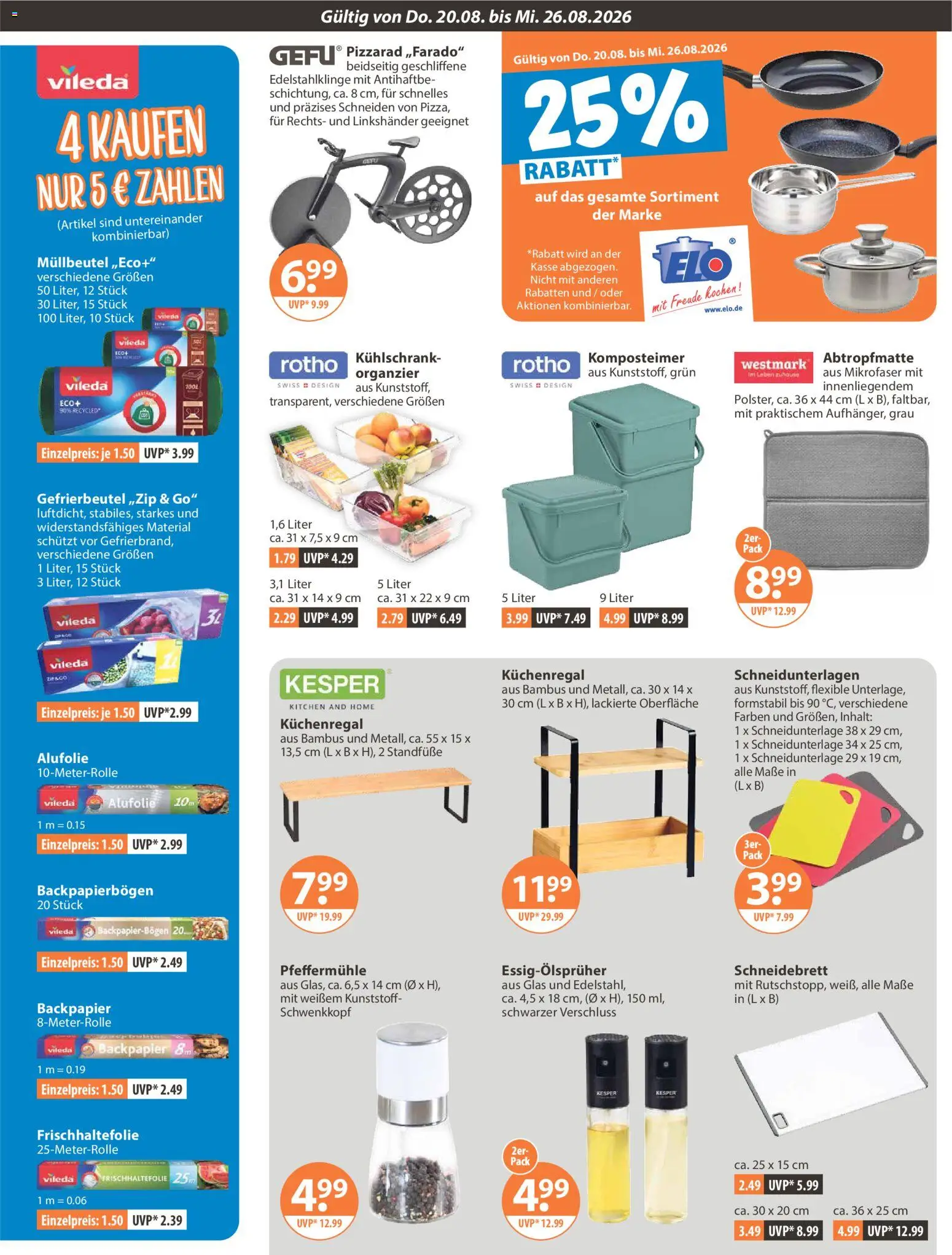 V-Markt Angebote – gültig ab 20.08.2026 | Seite: 13 | Produkte: Kühlschrank