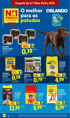 Pré-visualização ORLANDO Snacks para Cão, Snacks para cão. Emb. 100 g - 200 g válido de 11.05.2026 | Página: 20