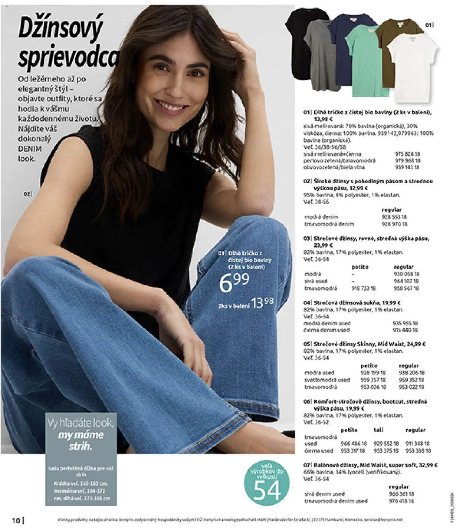 Nové Bonprix akcie – leták je platný od 10.08.2026 | Strana: 12 | Produkty: Tričko
