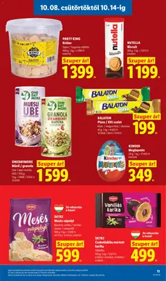 Lidl akciós újság - amely érvényes a következő dátumtól: 2026.10.08. | Oldal: 11