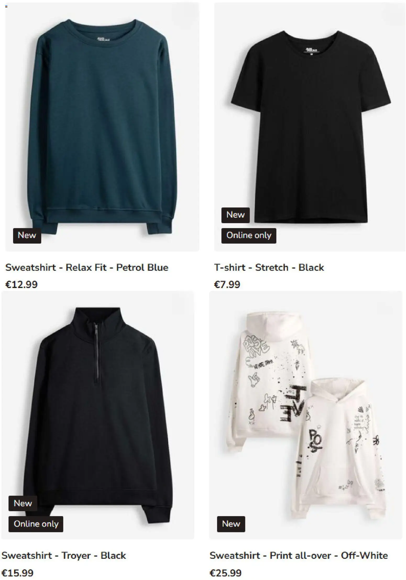 {H1} | Pagina: 5 | Producten: Sweatshirt