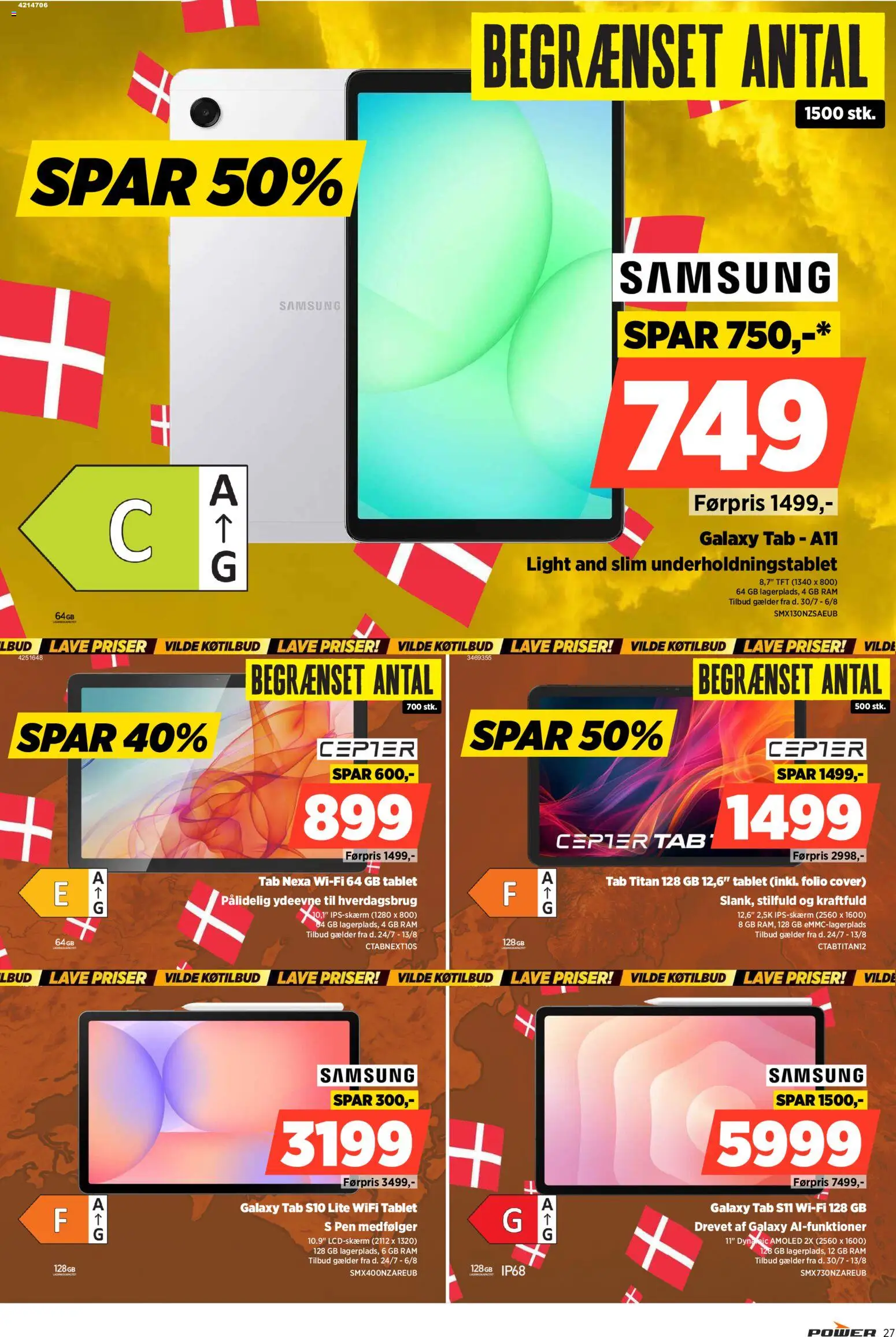 Power tilbudsavis – gyldig fra 30/07/2026 | Side: 27 | Produkter: RAM, Tablet