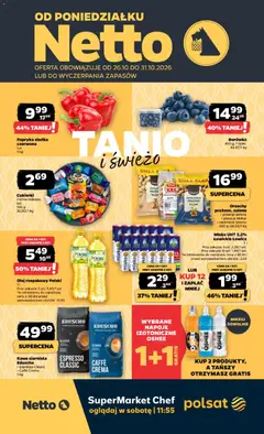 Pogląd oferty "Netto gazetka od poniedziałku" - ważna od 26.10.2026