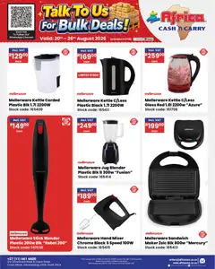 Africa Cash & Carry specials catalogue – valid from 20/08/2026 | Page: 36