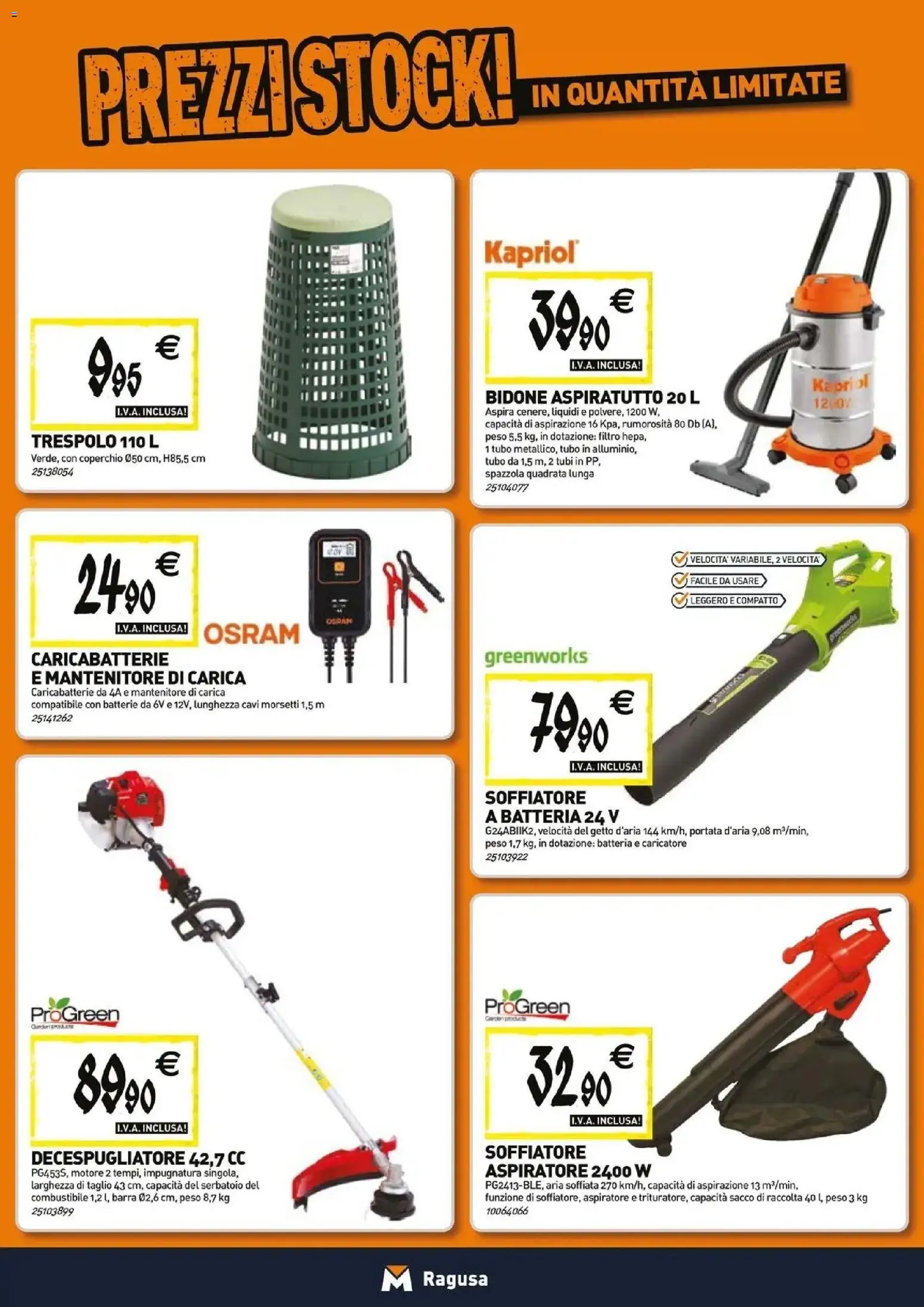 Nuovo TECNOMAT catalogo Ragusa dal 27/08/2026 > offerte anteprima 🛍️ | Pagina: 17 | Prodotti: Spazzola, Coperchio, Tubi, Batteria