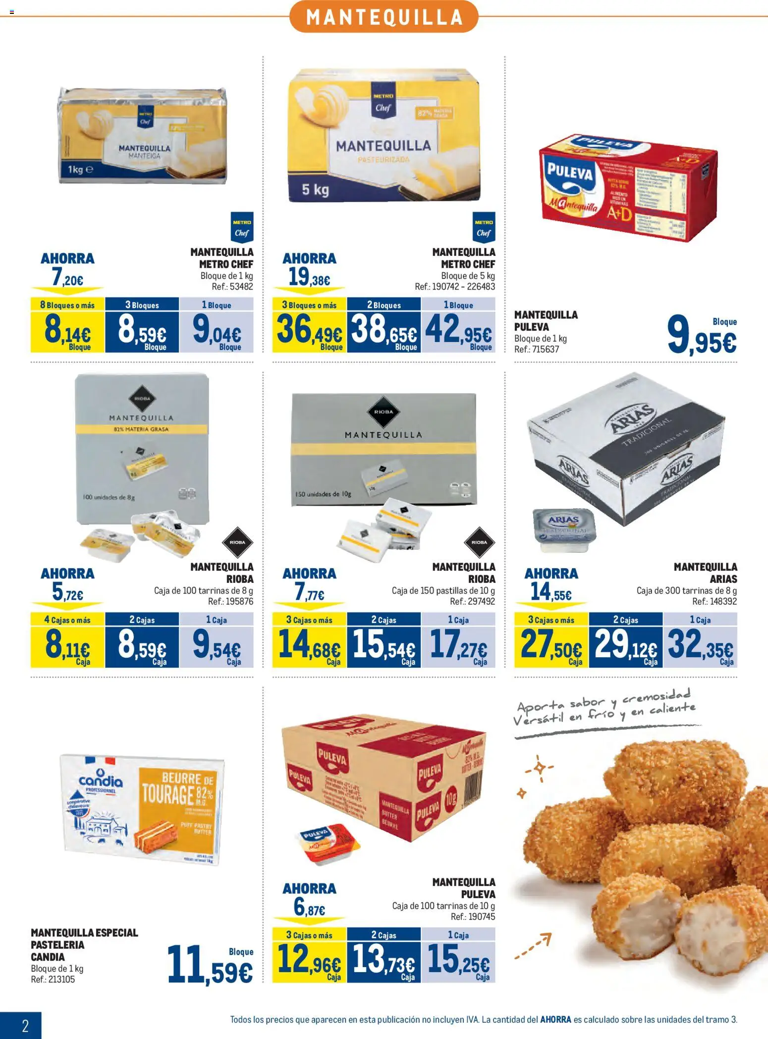 Makro Lácteos │ válido desde el 05/10/2026 | Página: 2 | Productos: Mantequilla, Caja