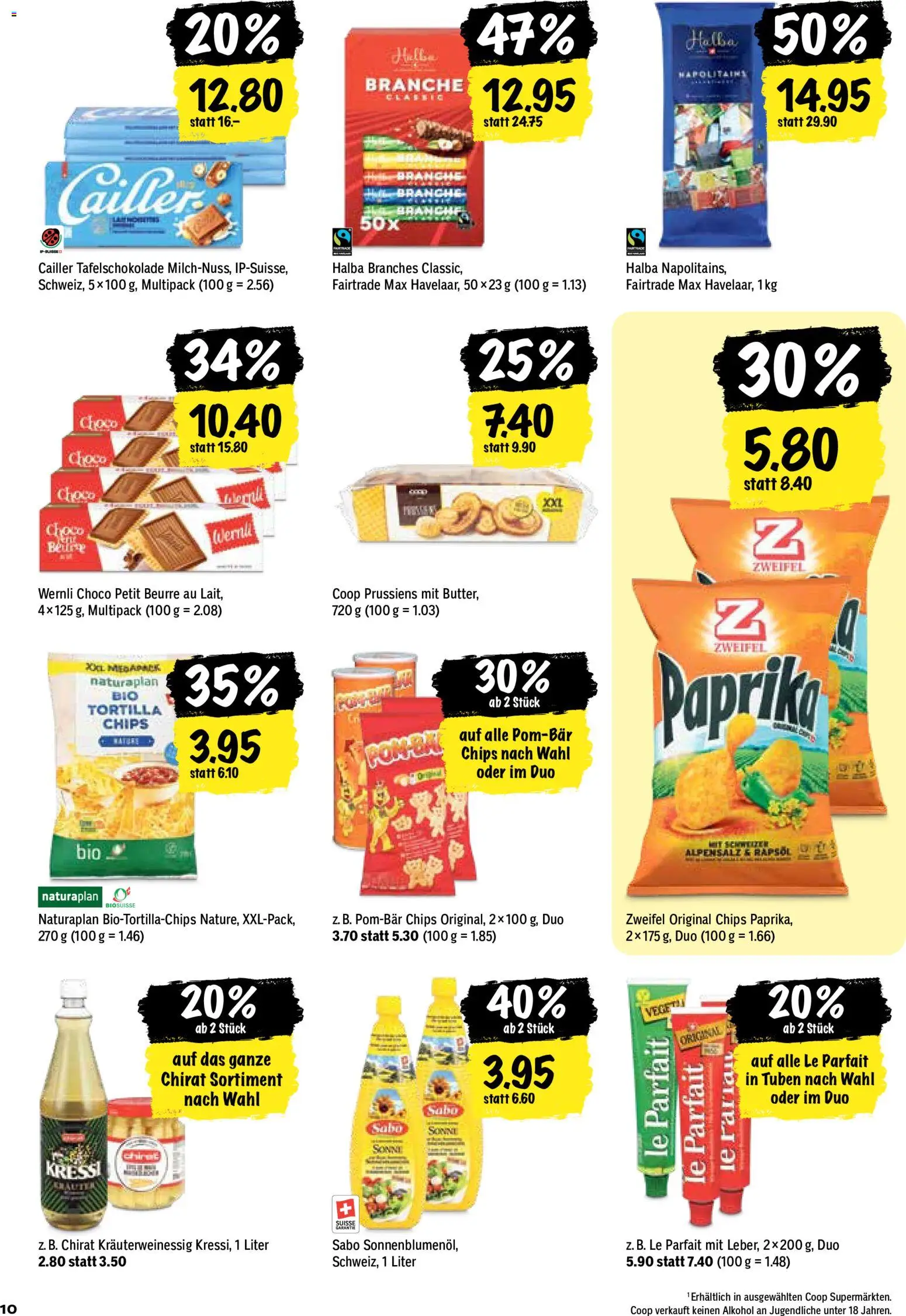 Coop aktionen – gültig ab 27.08.2026 | Seite: 10 | Produkte: Paprika, Chips
