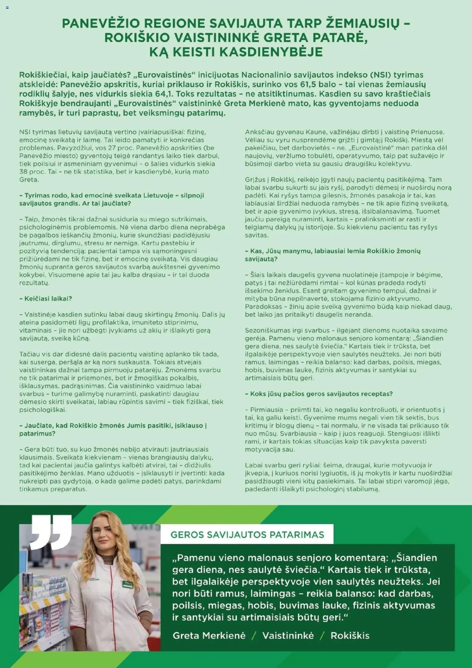 EUROVAISTINĖ akcijos nuo 2026.09.01 | Puslapis: 2