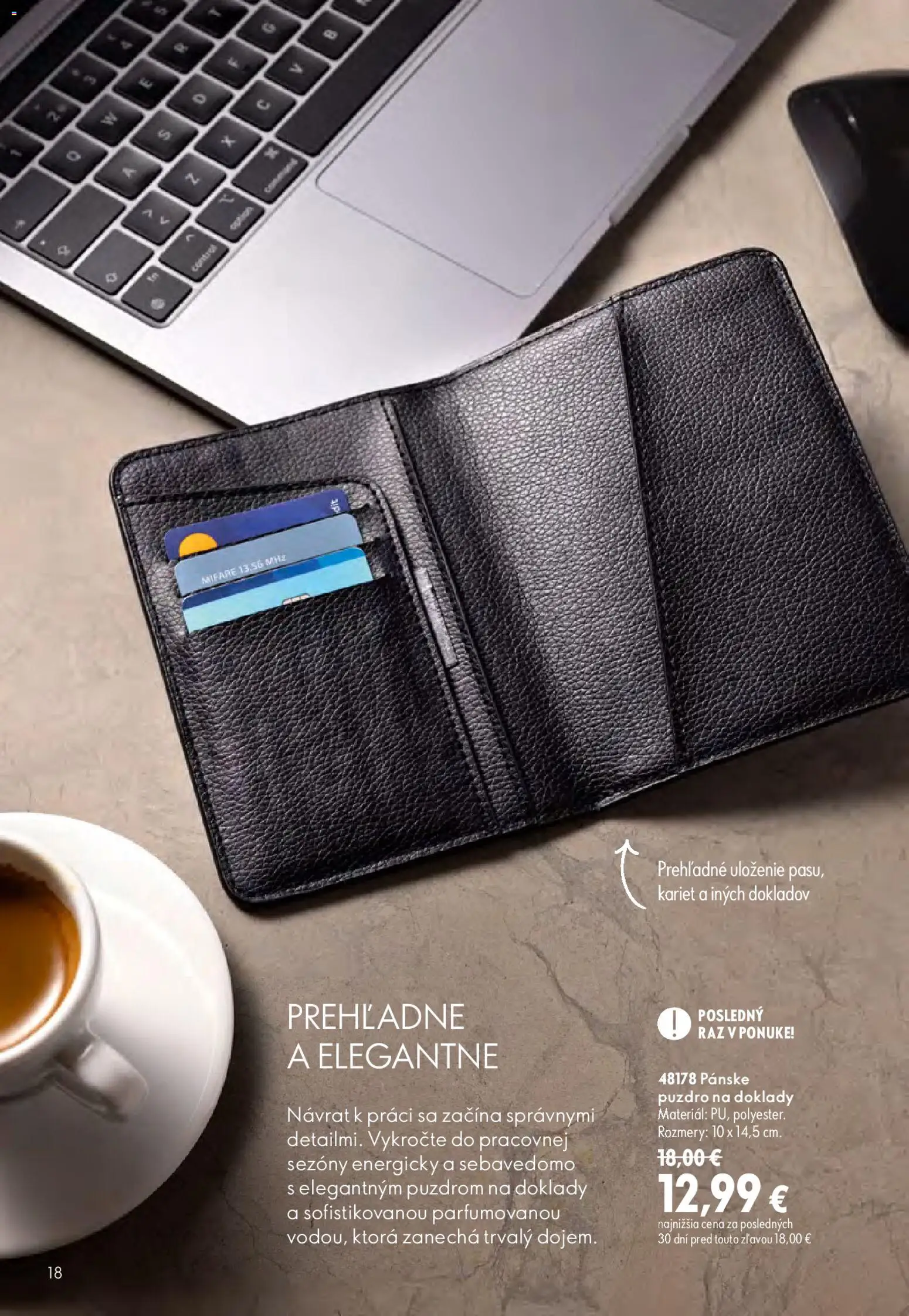 Nové Oriflame akcie – leták je platný od 19.08.2026 | Strana: 18 | Produkty: Puzdro