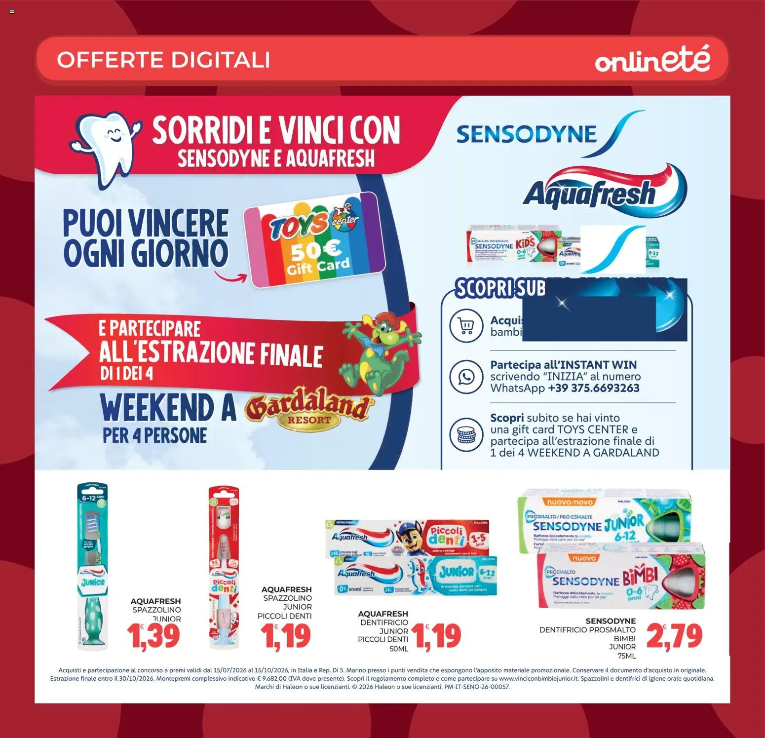 Volantino Eté del 11/09/2026 | Pagina: 35 | Prodotti: Dentifricio, Spazzolino, Igiene orale