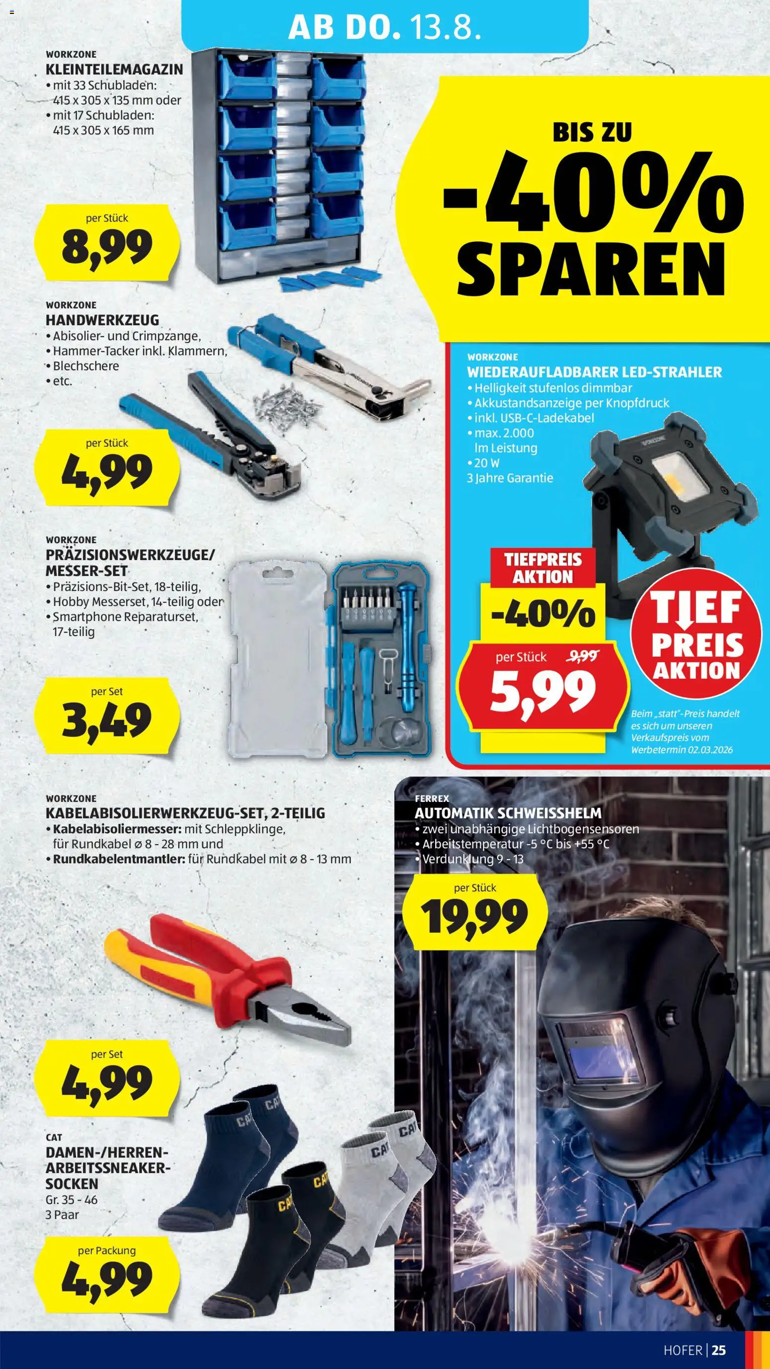 Hofer Flugblatt gültig ab 07.08.2026 | Seite: 39