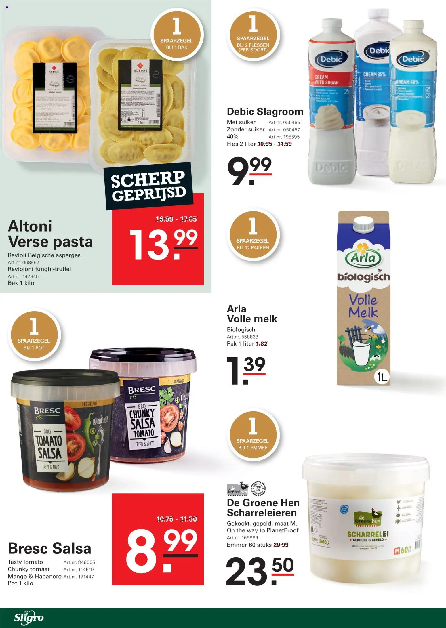 {H1} | Pagina: 22 | Producten: Fles, Slagroom, Volle melk, Asperges
