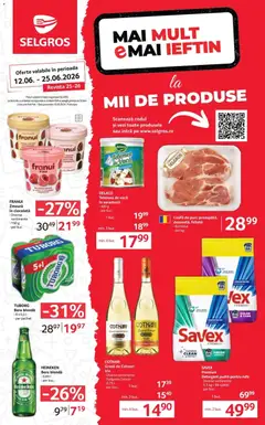 Ofertele Selgros valabile de la 12.06.2026