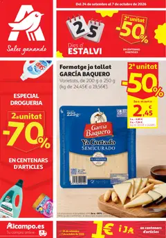 Vista previa Alcampo Superstore Catalan válido desde el 24/09/2026