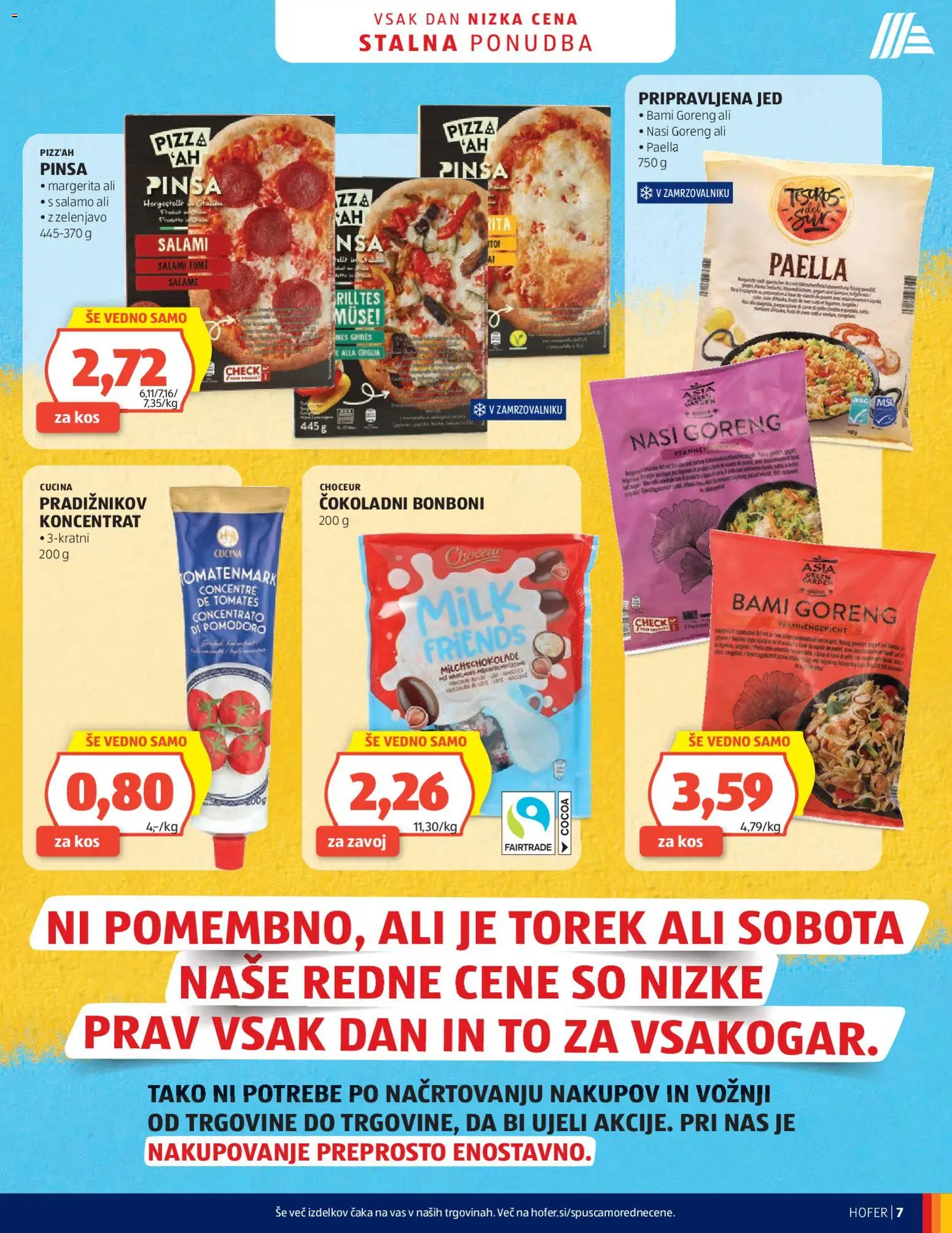 Novi Hofer katalog ponudbe – veljaven od 08.04.2026 | Stran: 7 | Izdelki: Bonboni, Kos